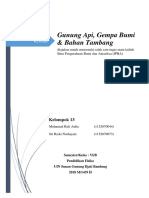 RESUME Gunung Api, Gempa Dan Bahan Tambang