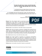 A Contribuição de Stuart Hall para Os Estudos em Raça e Etnia