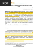 Um Olhar Alteritário Em Bakhtin