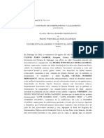 Contrato de compraventa y alzamiento de hipoteca de terrenos en Hualañé