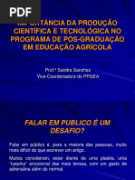 Como Preparar e Apresentar Em Encontros Cientificos