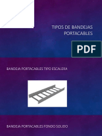 Tipos de bandejas portacables y dispositivos de soporte