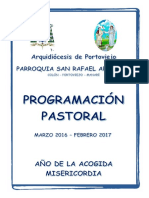 Programacion Parroquia San Rafael de Colon 2016
