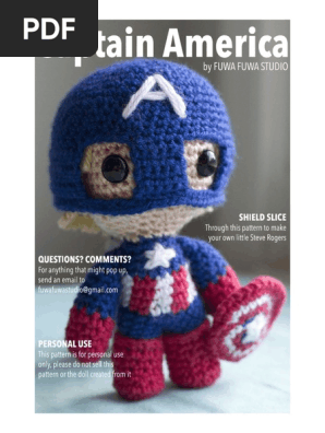 Amigurumi Capitan América