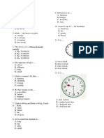 Soal Bahasa Inggris