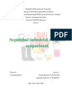 Seguridad Industrial e Higiene Ocupacional
