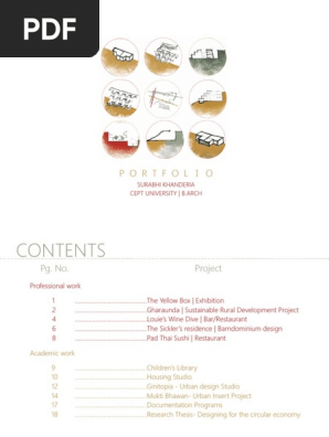 Surabhi Khanderia- Undergraduate Architecture portfolio