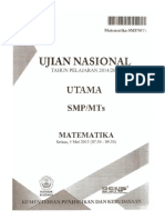 Un Sma 2015 Matematika Ipa PDF