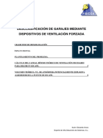 Desclasificación de garajes mediante ventilación forzada