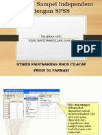 PRAKTIKUM IT 10 Uji T Dua Sampel Independent Dengan SPSS