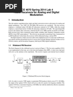 ECE 4670 Spring 2014 Lab 4 Radio Receivers For Analog and Digital Modulation