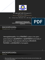 Hemoglobinopati: Dr. Charles Antoni S.,M.Kes, Sp.A