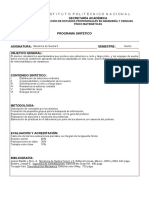 Mec de Suelos II Programa PDF