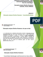 2018.1 Educação Em/para Direitos Humanos-Aula 3 Educação em Direitos Humanos - Conceitos