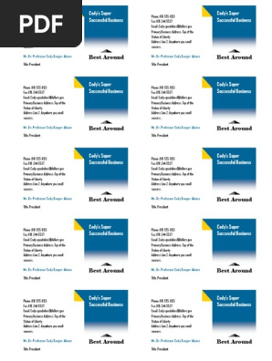 business card