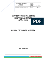 Manual de Toma de Muestras