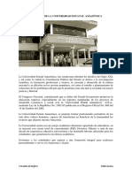 Historia de La Universidad Estatal Amazónica