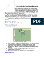 Fungsi Utama Tool Google Sketchup