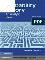 Probability Theory An Analytic View PDF