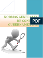 Normas Generales de Control Gubernamental