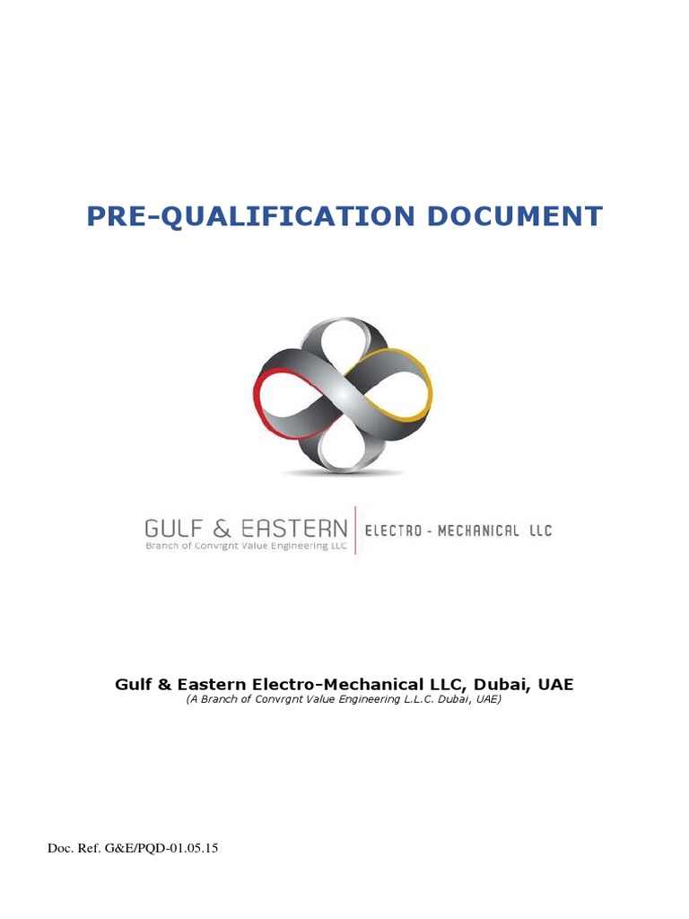 Pre-Qualification Document for Contractors | PDF | Dubai | United Arab ...