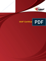 IAAF Certification System Procedures Guide