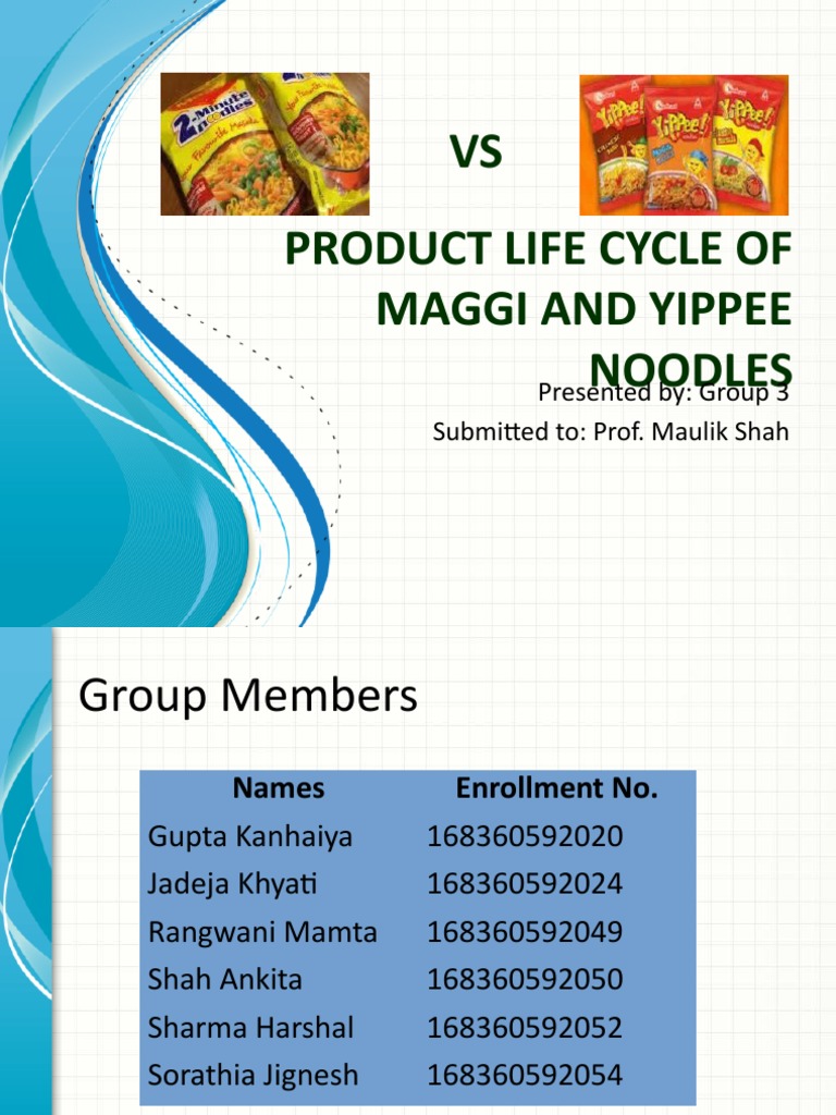 Product Life Cycle Maggi Vs Yippee | PDF | Microeconomics | Economics