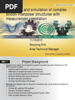 Extraction and Simulation of Complex Silicon Interposer Structures GIT2012