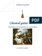 Classical Guitar Scores: Vladimir Karlash
