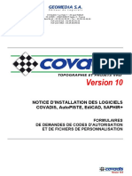 Installation de COVADIS v10.0