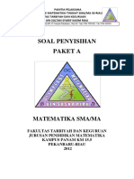 Soal Olimpiade Penyisihan Tingkat Sma/ma Se Riau