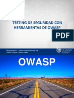 Testing de Seguridad Con Herramientas de Owasp: OWASP Uruguay Chapter Leader