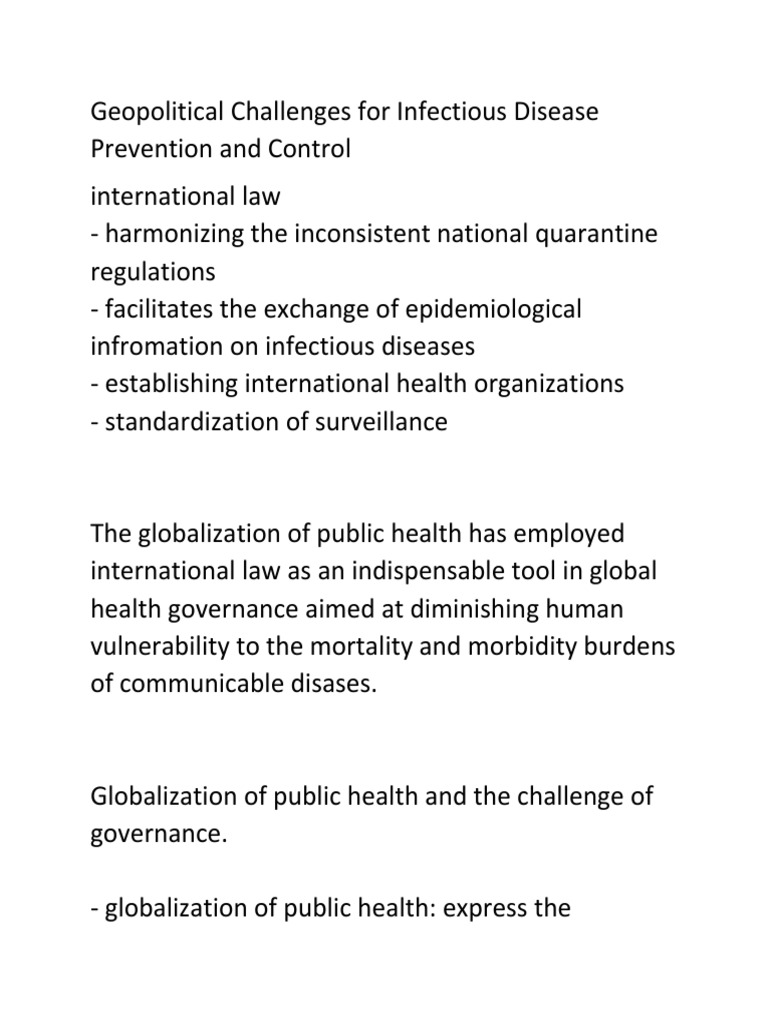 geopolitical-challenges-for-infectious-disease-prevention-and-control