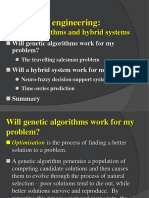 Knowledge Engineering:: Genetic Algorithms and Hybrid Systems