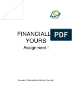 Financially Yours: Assignment I