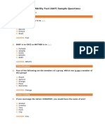 Gat Sample Questions Verbal Reasoning