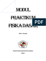 Modul Praktikum Fisika Dasar 1