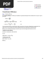 Transformer Efficiency - Electrical Engineering Assignment