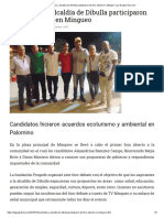 Candidatos a Alcaldía de Dibulla Participaron de Foro Abierto en Mingueo _ La Guajira Hoy.com