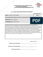 Formulário Orientção Mestrado Sem Protecao