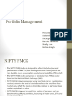 Portfolio Management: Presented By: Aakancha Sah Anurup Sarkar Harsha Tainwala Shelly Jain Rohan Alagh