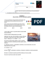 Matemática A 12.o: Proposta de Teste Março 2018