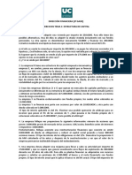 Estructura de capital óptima según la teoría del Trade-Off