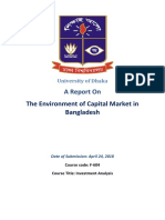 The Environment of Capital Market in Bangladesh Report