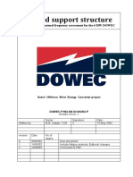 Tripod Support Structure: Pre-Design and Natural Frequency Assessment For The 6 MW DOWEC