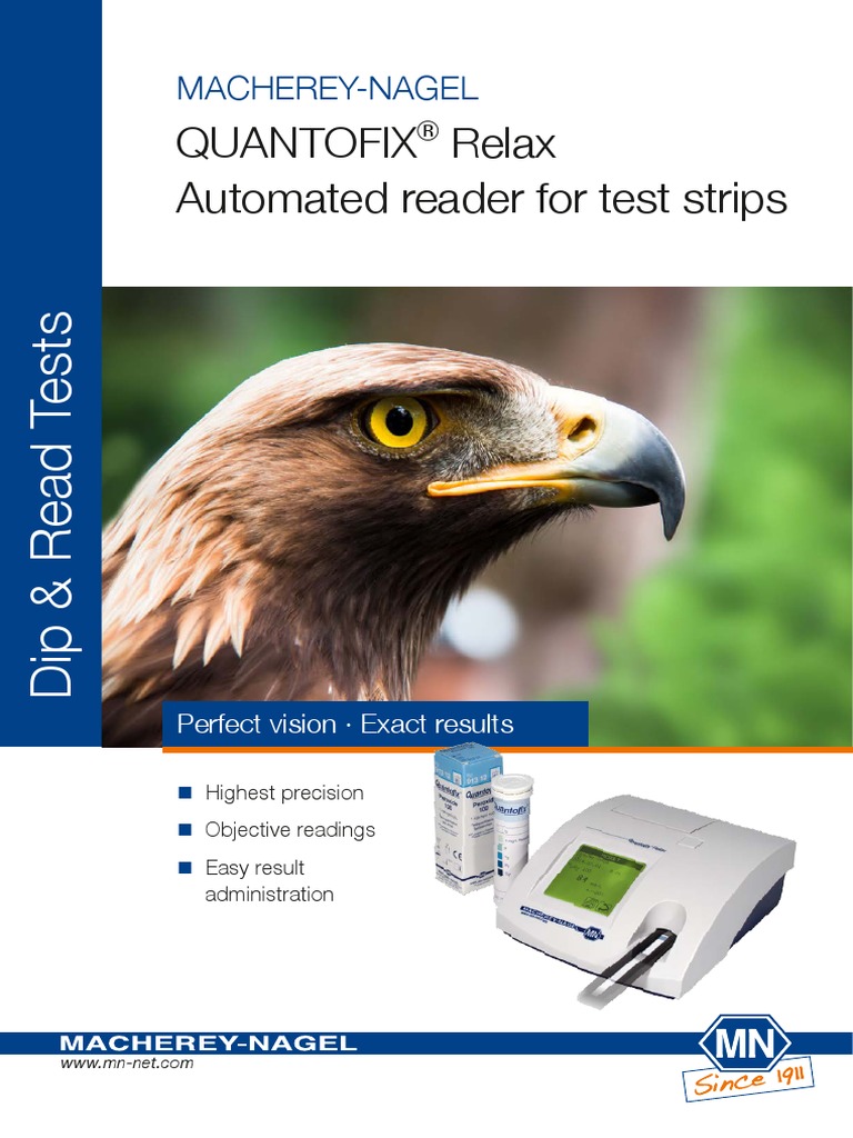 Quantofix Relax Automated Reader For Test Strips: Macherey-Nagel | PDF ...