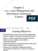 Chap02 The Project Management and Information Technology Context