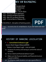 HISTORY OF MALAYSIAN BANKING LAWS