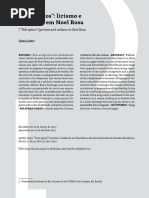 Lirismo e Violência Em Noel Rosa