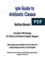 Simple Guide To Antibiotic Classes: Matthias Maiwald